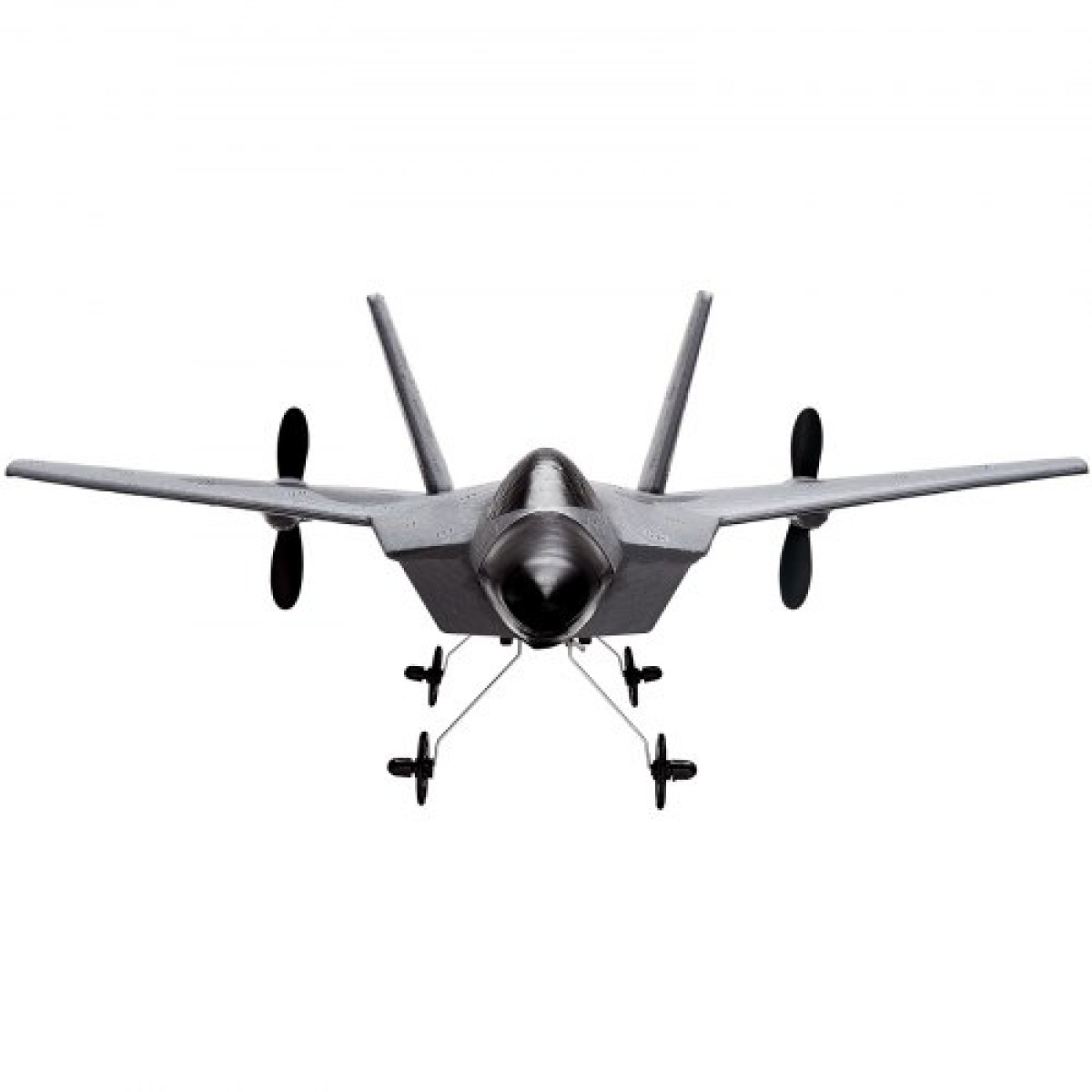 VEVOR RC Plane, 2,4 GHZ 2 Channel Remote Control Airplane with 6-Axis Gyro Stabilizer, Ready to Fly Fighter Aircraft Plane Toy με 2 μπαταρίες, Easy to Fly RC Glider για Ενήλικες Παιδιά Αρχάριους Αγόρια