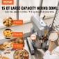 Μίξερ φαγητού VEVOR Commercial, 14L Commercial Stand Mixer με 3 Ρυθμιζόμενες ταχύτητες, 550W Ζυμίξερ με μπολ από ανοξείδωτο ατσάλι και 3 εξαρτήματα ανάμειξης, Ιδανικό για εστιατόριο, αρτοποιείο, ζαχαροπλαστείο, καφετέρια