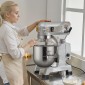 Μίξερ φαγητού VEVOR Commercial, 14L Commercial Stand Mixer με 3 Ρυθμιζόμενες ταχύτητες, 550W Ζυμίξερ με μπολ από ανοξείδωτο ατσάλι και 3 εξαρτήματα ανάμειξης, Ιδανικό για εστιατόριο, αρτοποιείο, ζαχαροπλαστείο, καφετέρια