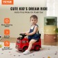 VEVOR Ride On Push Car για νήπια, Ηλικίες 1-3, Ride Racer, Sit to Stand Toddler Ride On Toy, Classic Kids Ride On Car με μουσικό τιμόνι & χώρο αποθήκευσης κάτω από το κάθισμα, Ride On Toy για κορίτσια για αγόρια, κόκκινο