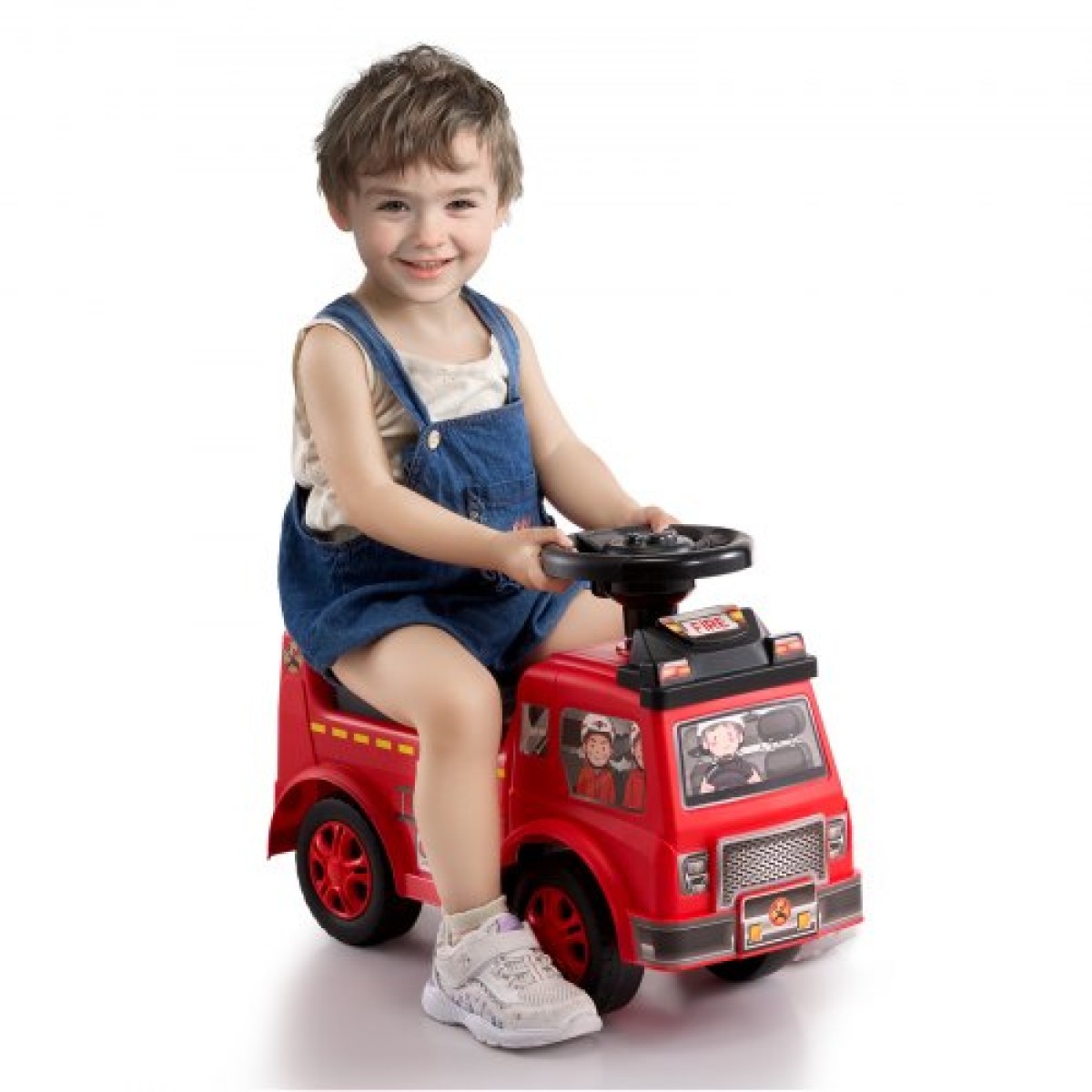 VEVOR Ride On Push Car για νήπια, Ηλικίες 1-3, Ride Racer, Sit to Stand Toddler Ride On Toy, Classic Kids Ride On Car με μουσικό τιμόνι & χώρο αποθήκευσης κάτω από το κάθισμα, Ride On Toy για κορίτσια για αγόρια, κόκκινο