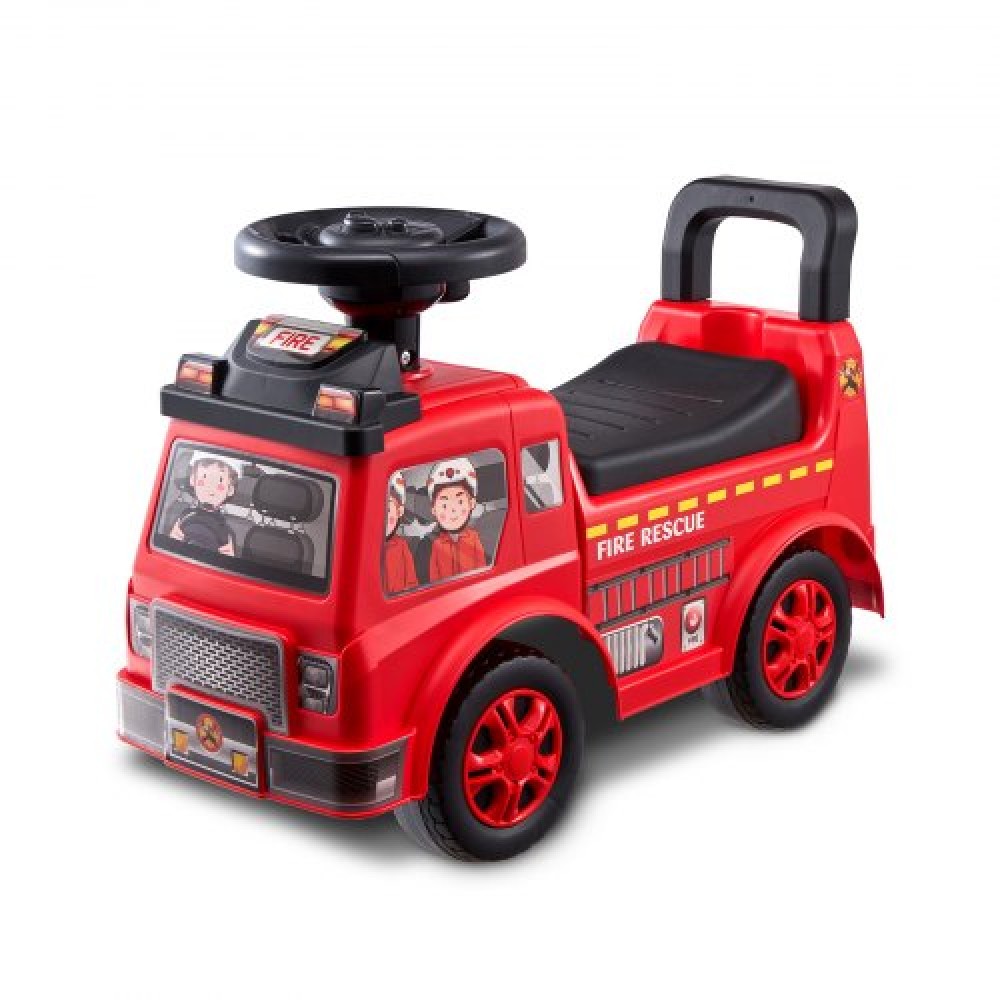 VEVOR Ride On Push Car για νήπια, Ηλικίες 1-3, Ride Racer, Sit to Stand Toddler Ride On Toy, Classic Kids Ride On Car με μουσικό τιμόνι & χώρο αποθήκευσης κάτω από το κάθισμα, Ride On Toy για κορίτσια για αγόρια, κόκκινο