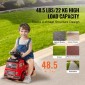 VEVOR Ride On Push Car για νήπια, Ηλικίες 1-3, Ride Racer, Sit to Stand Toddler Ride On Toy, Classic Kids Ride On Car με μουσικό τιμόνι & χώρο αποθήκευσης κάτω από το κάθισμα, Ride On Toy για κορίτσια για αγόρια, κόκκινο