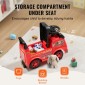 VEVOR Ride On Push Car για νήπια, Ηλικίες 1-3, Ride Racer, Sit to Stand Toddler Ride On Toy, Classic Kids Ride On Car με μουσικό τιμόνι & χώρο αποθήκευσης κάτω από το κάθισμα, Ride On Toy για κορίτσια για αγόρια, κόκκινο