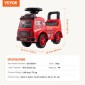 VEVOR Ride On Push Car για νήπια, Ηλικίες 1-3, Ride Racer, Sit to Stand Toddler Ride On Toy, Classic Kids Ride On Car με μουσικό τιμόνι & χώρο αποθήκευσης κάτω από το κάθισμα, Ride On Toy για κορίτσια για αγόρια, κόκκινο