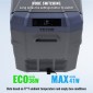 Ψυγείο αυτοκινήτου VEVOR, Ψυγείο αυτοκινήτου 12 Volt, φορητός καταψύκτης 45 L μονής ζώνης με ενσωματωμένο φως, -4℉-68℉, 12/24V DC και 100-240V AC Compressor Cooler για εξωτερικούς χώρους, κάμπινγκ, RV