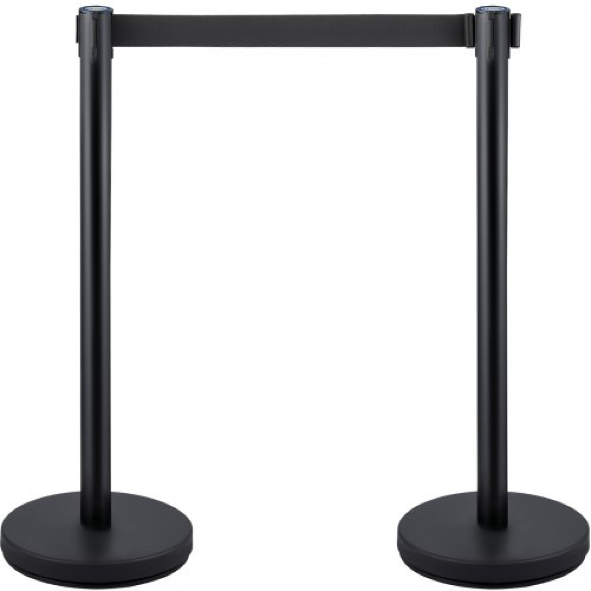Στάσεις VEVOR Crowd Control Stanchions, 6-pack Crowd Control Barriers με 3PCS 6.5FT ανασυρόμενη ζώνη, Stanchion Posts Queue Pole for Crowd Control Barriers, Εύκολη συναρμολόγηση