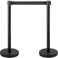 Στάσεις VEVOR Crowd Control Stanchions, 6-pack Crowd Control Barriers με 3PCS 6.5FT ανασυρόμενη ζώνη, Stanchion Posts Queue Pole for Crowd Control Barriers, Εύκολη συναρμολόγηση