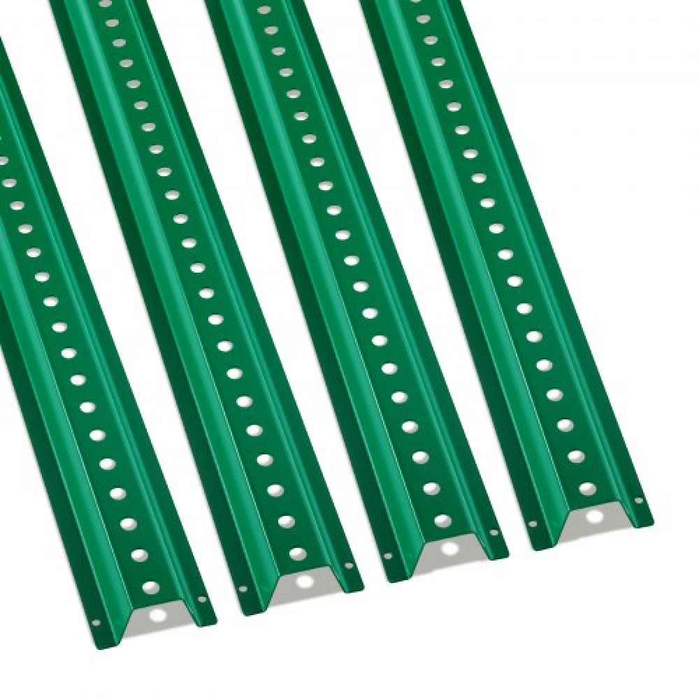 Πινακίδα U-Channel VEVOR 8FT, Σταθερός στύλος φράχτη από χάλυβα βαρέως τύπου 4 Pack, Πινακίδα U-Channel από χάλυβα φράχτη για κήπο, αυλή, φάρμα ή διασταύρωση κυκλοφορίας