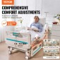VEVOR Premium 5 Function Full Electric Hospital Bed with Cardiac Position 249,5 kg