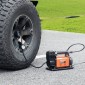 Φορητό φουσκωτό ελαστικών VEVOR 12V, αεροσυμπιεστής βαρέως τύπου 7.06CFM, αντλία αέρα εκτός δρόμου 150 PSI με αντάπτορες για φορτηγό SUV RV αυτοκινήτου - Περιλαμβάνει καλώδιο τροφοδοσίας 6.5FT, σωλήνα αέρα 26FT με μανόμετρο, τσάντα μεταφοράς