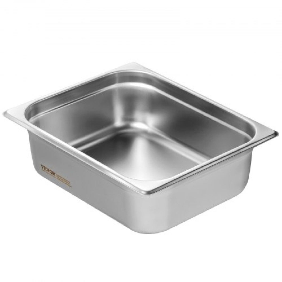 VEVOR 8 Pack Pans Hotel, 1/2 Size Anti-Jam Steam Pan with Kap, πάχους 0,8mm από ανοξείδωτο ατσάλι Επιτραπέζιο τηγάνι ατμού 4 ιντσών, Εμπορικό τηγάνι 4 ιντσών, Αποθηκευτικό τηγάνι τροφοδοσίας, για βιομηχανικό και επιστημονικό