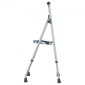 VEVOR Folding Hemi Walker, One Hand Folding Walker για ηλικιωμένους με ρυθμιζόμενο ύψος 6 επιπέδων, ελαφρύ αλουμίνιο |Πλαϊνό βοήθημα κινητικότητας με ένα χέρι για ηλικιωμένα άτομα με ειδικές ανάγκες, έως 350 LBS