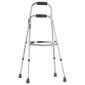 VEVOR Folding Hemi Walker, One Hand Folding Walker για ηλικιωμένους με ρυθμιζόμενο ύψος 6 επιπέδων, ελαφρύ αλουμίνιο |Πλαϊνό βοήθημα κινητικότητας με ένα χέρι για ηλικιωμένα άτομα με ειδικές ανάγκες, έως 350 LBS