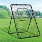 VEVOR Baseball And Softball Rebounder Net, 4 x 6 Feet PitchBack Baseball Nest for Pitching and Fielding Training, Pitch Return Trainer Rebound Net με Pitching Target, 4 ρυθμιζόμενες γωνίες