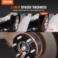VEVOR Wheel Spacers, 2" 6"x5.3" Wheel Adapters, 6 Lug Forged Spacer, 87,1 mm Bore Hubcentric M14 x2 Studs Spacers, Fit for Ford Expedition, F150, Lincoln Navigator, 4 ΤΕΜ Μαύρο