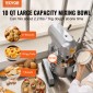 Μίξερ φαγητού VEVOR Commercial, 10L Commercial Stand Mixer με 3 Ρυθμιζόμενες ταχύτητες, 550W Ζυμίξερ με μπολ από ανοξείδωτο ατσάλι και 3 εξαρτήματα ανάμειξης, Ιδανικό για εστιατόριο, αρτοποιείο, ζαχαροπλαστείο, καφετέρια