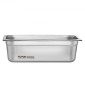 VEVOR 6 Pack Pans Hotel, 1/3 Size Anti-Jam Steam Pan, 0,8mm πάχος από ανοξείδωτο ατσάλι Επιτραπέζιο ταψί εστιατορίου, 4 ιντσών βαθύ εμπορικό επιτραπέζιο τηγάνι, τροφοδοσία αποθήκευσης τροφίμων, για βιομηχανική και επιστημονική