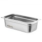 VEVOR 6 Pack Pans Hotel, 1/3 Size Anti-Jam Steam Pan, 0,8mm πάχος από ανοξείδωτο ατσάλι Επιτραπέζιο ταψί εστιατορίου, 4 ιντσών βαθύ εμπορικό επιτραπέζιο τηγάνι, τροφοδοσία αποθήκευσης τροφίμων, για βιομηχανική και επιστημονική