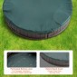VEVOR Sandbox με κάλυμμα, 72 x 41,5 x 9,1 σε Oval Sand Box, HDPE Sand Pit με 4 γωνιακά καθίσματα και κάτω επένδυση, Παιδικό sandbox για υπαίθρια αυλή, παραλία, πάρκο, δώρο για αγόρια, κορίτσια 3-12 ετών, καφέ