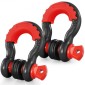 VEVOR 2 Pack 19 mm D Δακτύλιος Δακτυλίου με 22,2 mm Βιδωτός πείρος 28,5 Ton Αντοχή θραύσης
