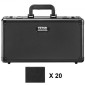 VEVOR Graded Card Storage Box, 4 Slots, Graded Sports Card Holder Case Cards with Coded Lock Foam Diviers, for 108 Graded Card PSA 76 BGS Graded Cards 84 SGC Cards 388 Top Loaders or 999+ Loose Cards