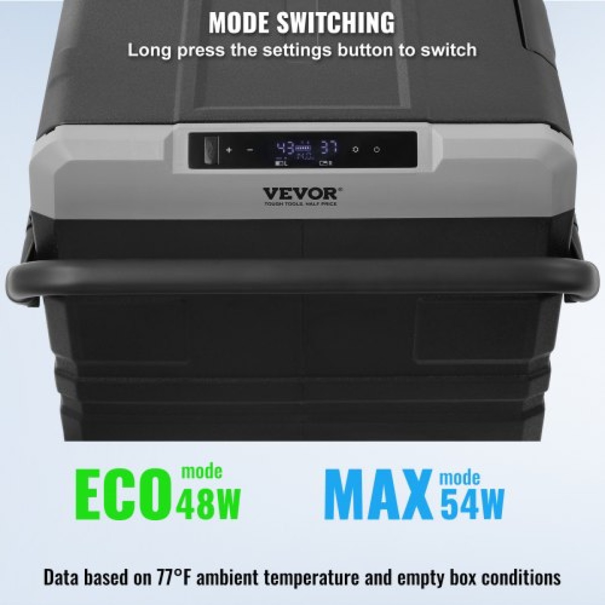 Ψυγείο αυτοκινήτου VEVOR, Ψυγείο αυτοκινήτου 12 Volt, φορητός καταψύκτης διπλής ζώνης 115 L με ρόδες και λαβή, -4℉-68℉, 12/24V DC και 100-240V AC ψύκτη συμπιεστή για εξωτερικούς χώρους, κάμπινγκ