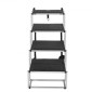 VEVOR Dog Stair for Cars Πτυσσόμενα σκαλοπάτια σκύλου 4 βημάτων Αλουμίνιο φορτία έως 113,4 kg