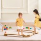 Βήμα πέτρες VEVOR Balance Beam, 3 ΤΕΜ Ξύλινες σανίδες ισορροπίας για μικρά παιδιά, παιχνίδι Montessori για παιδιά 2-6 ετών, Build Coordination and Gross Motor Skills, Γυμναστική σε εσωτερικούς & εξωτερικούς χώρους για κορίτσια Δώρο