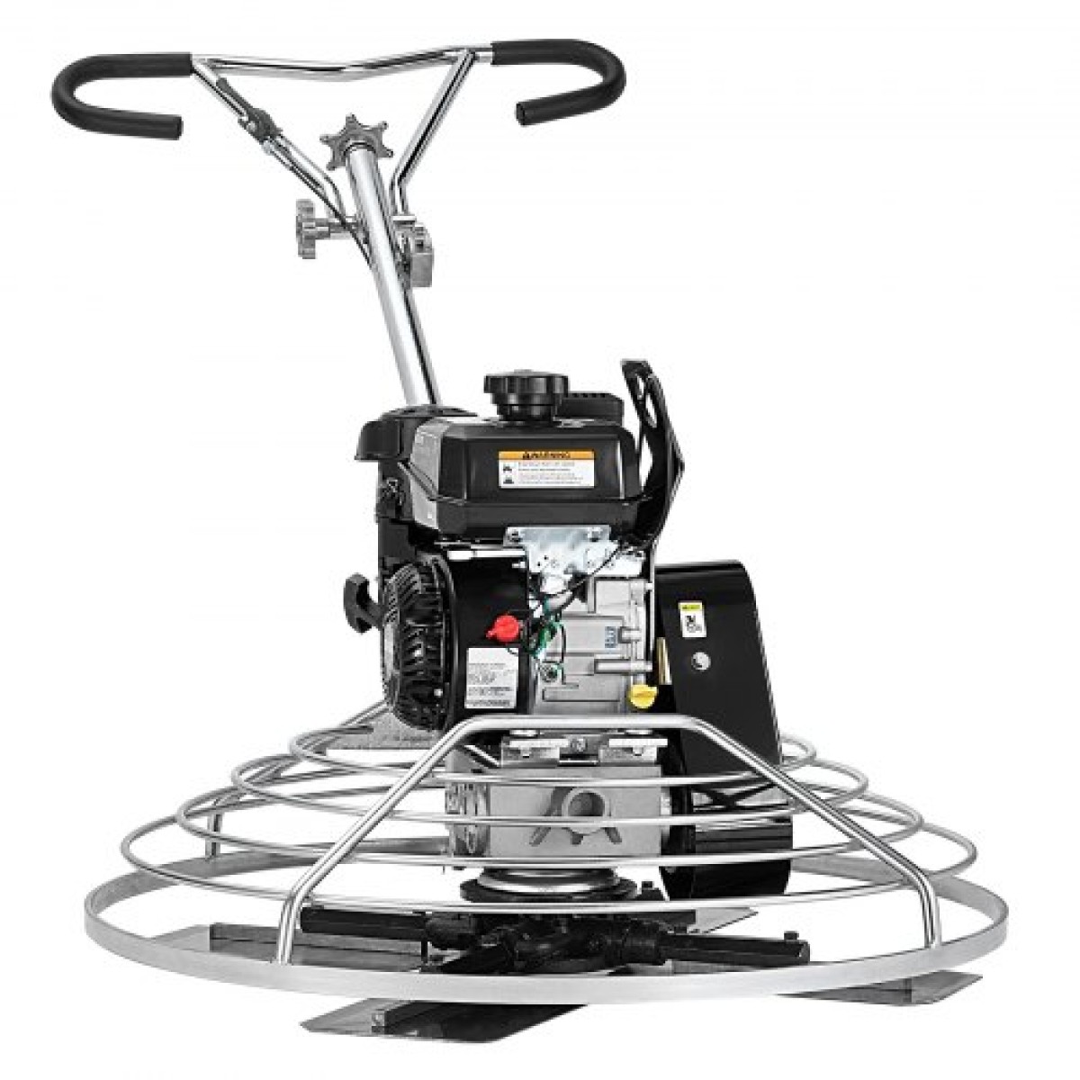 VEVOR Power Trowel, 38" τσιμεντοσπάτουλα Walk-Behind με λεπίδα φινιρίσματος, 6HP με αέριο λεία επιφάνεια από σκυρόδεμα, τσιμέντο βαρέως τύπου Commercial Screed Concrete με λεπίδα φινιρίσματος, πορτοκαλί