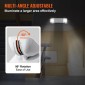 VEVOR 24 Pack Εμπορικό φως έκτακτης ανάγκης, 3W, Λευκό LED φωτιστικά για έξοδο έκτακτης ανάγκης με εφεδρική μπαταρία 180 λεπτών ρυθμιζόμενη 2 LED τετράγωνη βάση κεφαλής, οροφής ή τοίχου για διακοπές ρεύματος σε επιχειρήσεις