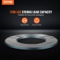 Πηνίο VEVOR Steel Strapping, 19 mm x 0,55 mm x 500 m, Μεταλλικό ρολό ταινίας που αντέχει σε σκληρό περιβάλλον, 771 kg Αντοχή σε θραύση, Πηνίο ιμάντων παλέτας βαρέως τύπου για συσκευασία παλετών