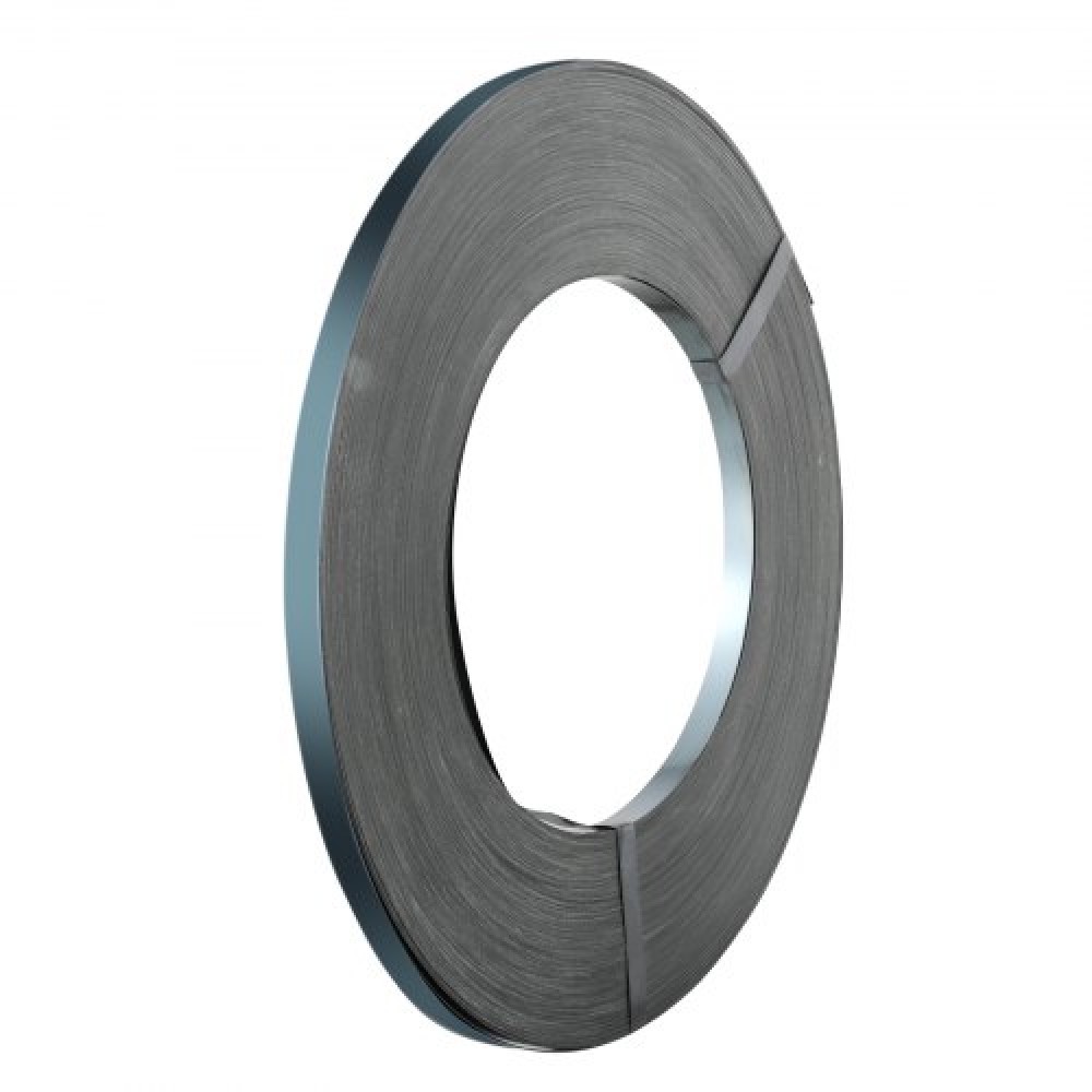 Πηνίο VEVOR Steel Strapping, 19 mm x 0,55 mm x 500 m, Μεταλλικό ρολό ταινίας που αντέχει σε σκληρό περιβάλλον, 771 kg Αντοχή σε θραύση, Πηνίο ιμάντων παλέτας βαρέως τύπου για συσκευασία παλετών