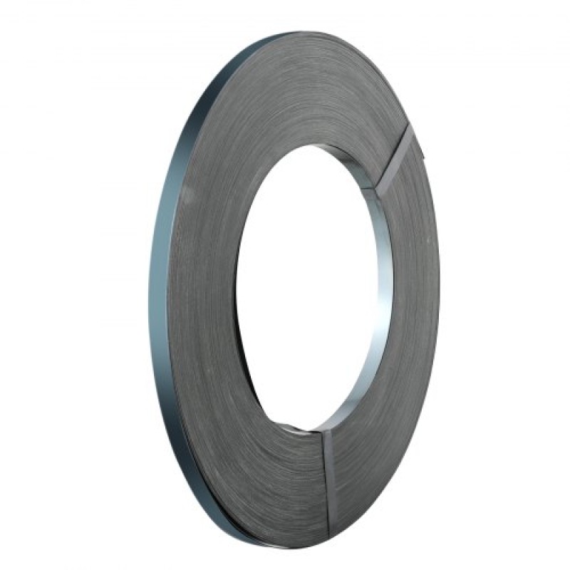 Πηνίο VEVOR Steel Strapping, 19 mm x 0,55 mm x 500 m, Μεταλλικό ρολό ταινίας που αντέχει σε σκληρό περιβάλλον, 771 kg Αντοχή σε θραύση, Πηνίο ιμάντων παλέτας βαρέως τύπου για συσκευασία παλετών