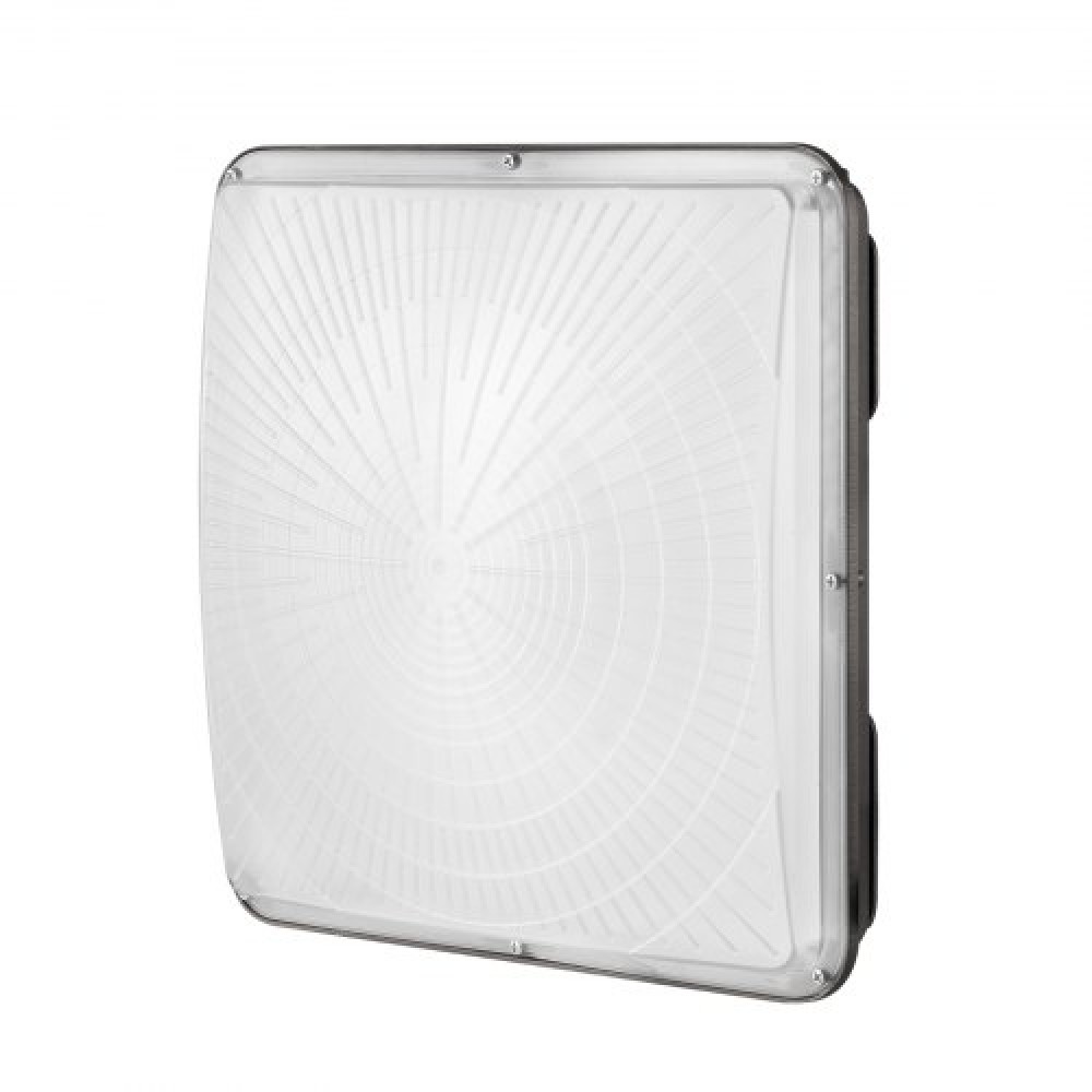VEVOR LED Light Canopy, 150W, 16500LM 5000K Daylight Commercial Industrial Outdoor Canopy Light, 315mm x 315mm Επιφανειακή βάση Φωτισμός οροφής για βενζινάδικο Garage Street Shop Hotel, IP65