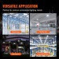 VEVOR LED Light Canopy, 150W, 16500LM 5000K Daylight Commercial Industrial Outdoor Canopy Light, 315mm x 315mm Επιφανειακή βάση Φωτισμός οροφής για βενζινάδικο Garage Street Shop Hotel, IP65
