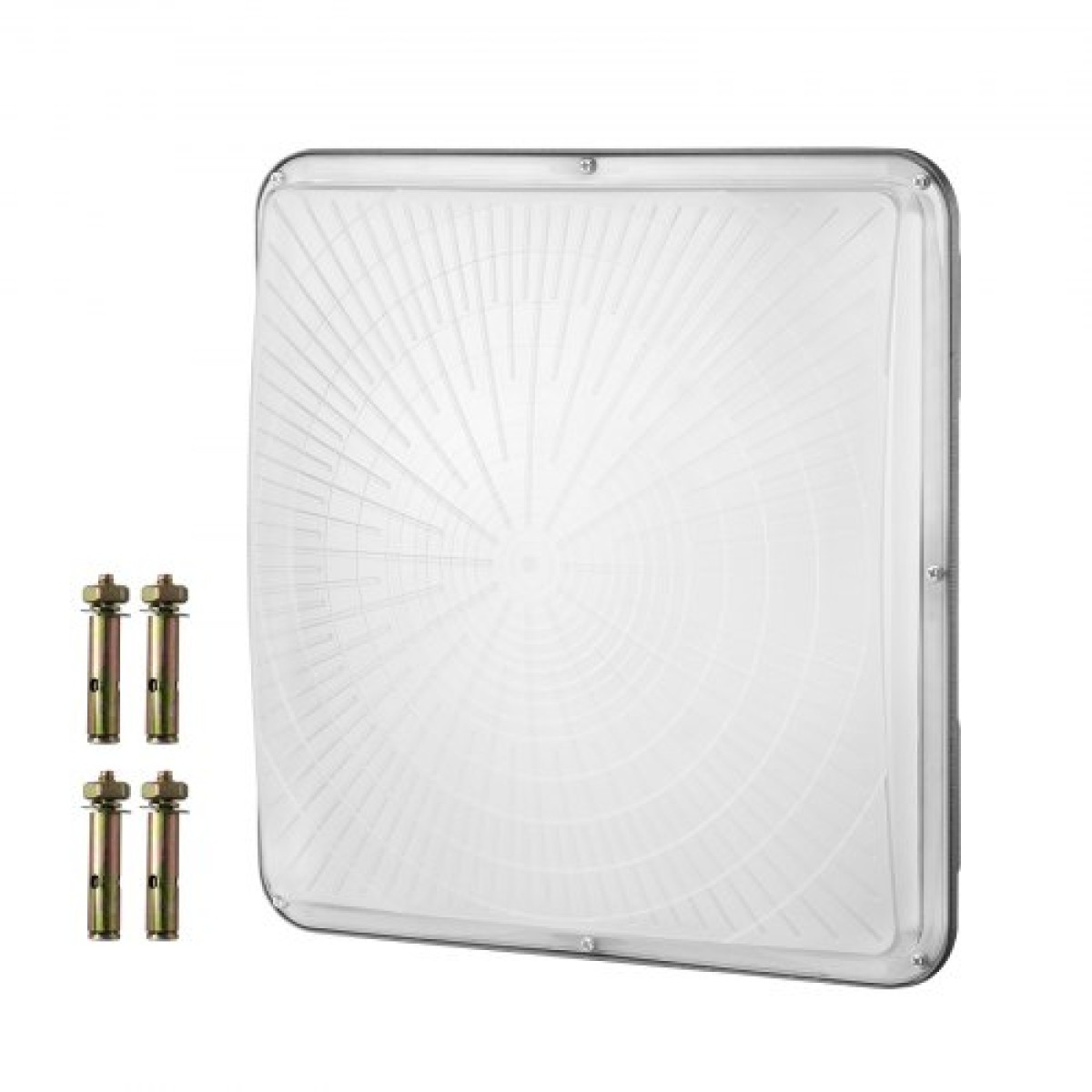 VEVOR LED Light Canopy, 150W, 16500LM 5000K Daylight Commercial Industrial Outdoor Canopy Light, 315mm x 315mm Επιφανειακή βάση Φωτισμός οροφής για βενζινάδικο Garage Street Shop Hotel, IP65