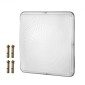 VEVOR LED Light Canopy, 150W, 16500LM 5000K Daylight Commercial Industrial Outdoor Canopy Light, 315mm x 315mm Επιφανειακή βάση Φωτισμός οροφής για βενζινάδικο Garage Street Shop Hotel, IP65
