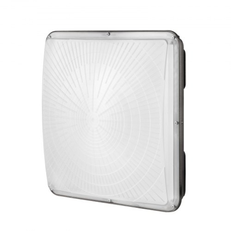 VEVOR LED Light Canopy, 150W, 16500LM 5000K Daylight Commercial Industrial Outdoor Canopy Light, 315mm x 315mm Επιφανειακή βάση Φωτισμός οροφής για βενζινάδικο Garage Street Shop Hotel, IP65