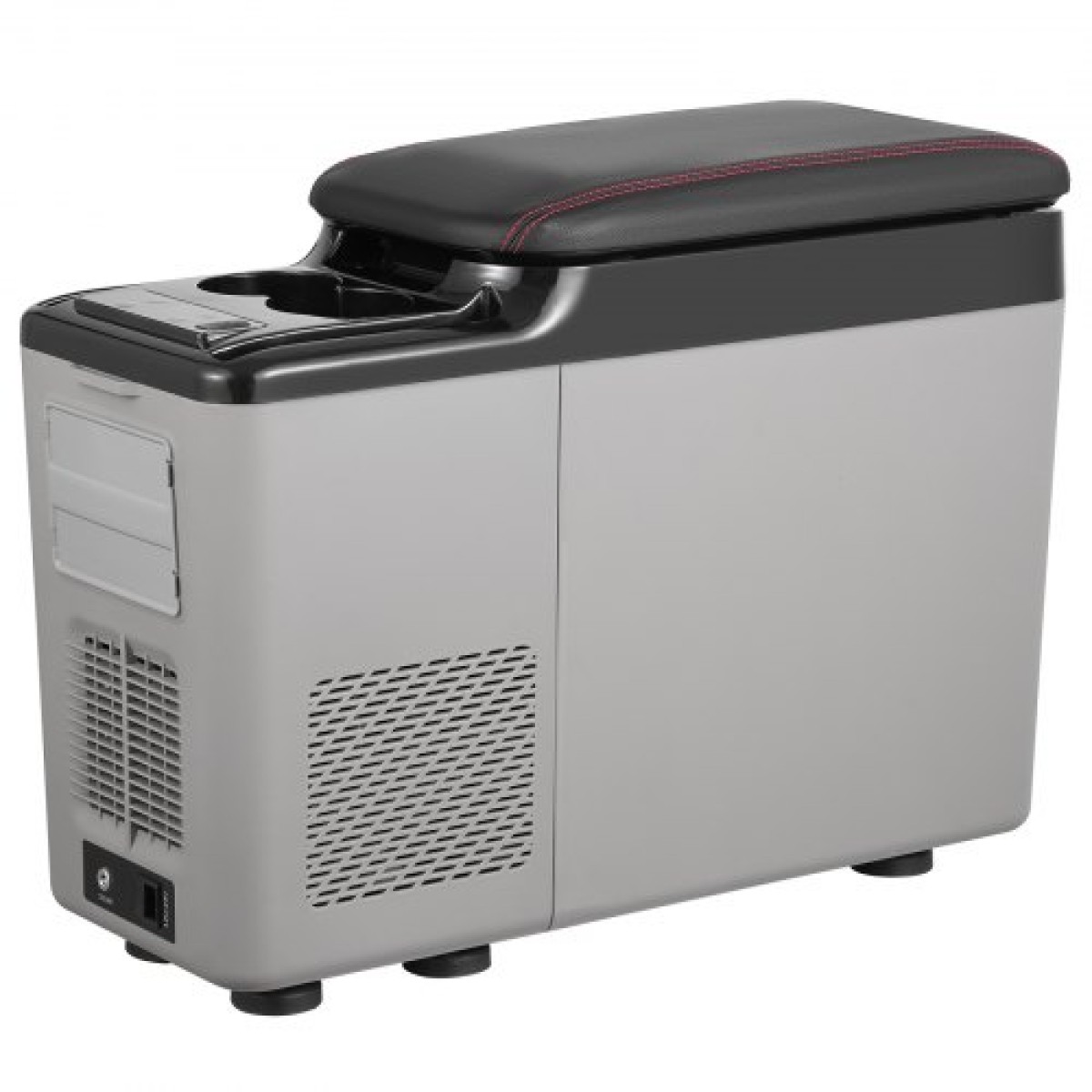 Ψυγείο αυτοκινήτου VEVOR, 12 Volt υποβραχιόνιο αυτοκινήτου Ψυγείο Ψυγείο, 15 L Μονοζωνική φορητή κατάψυξη, -4℉-68℉ Ρυθμιζόμενο εύρος, 12/24V DC και 100-240V AC συμπιεστής ψύκτη για εξωτερικούς χώρους, κάμπινγκ