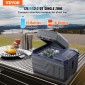 Ψυγείο αυτοκινήτου VEVOR, Ψυγείο Αυτοκινήτου 12 Volt, Φορητός καταψύκτης 12 L Single Zone, -4℉-68℉ Ρυθμιζόμενο εύρος, 12/24V DC και 100-240V AC Compressor Cooler για εξωτερικούς χώρους, Camping, RV