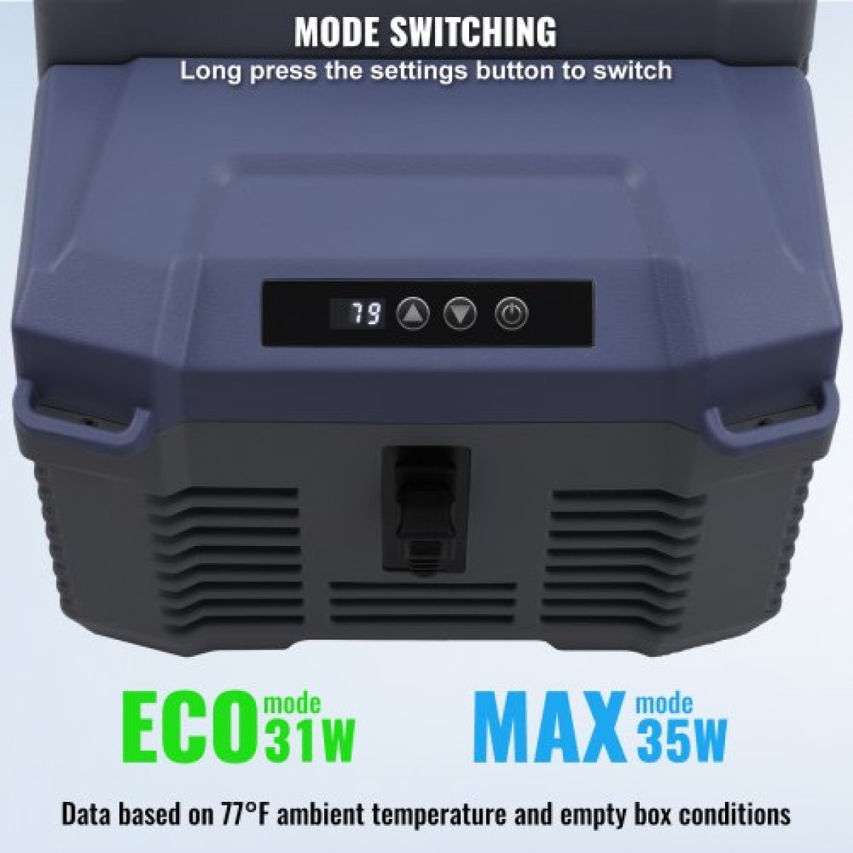 Ψυγείο αυτοκινήτου VEVOR, Ψυγείο Αυτοκινήτου 12 Volt, Φορητός καταψύκτης 12 L Single Zone, -4℉-68℉ Ρυθμιζόμενο εύρος, 12/24V DC και 100-240V AC Compressor Cooler για εξωτερικούς χώρους, Camping, RV