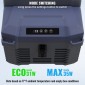 Ψυγείο αυτοκινήτου VEVOR, Ψυγείο Αυτοκινήτου 12 Volt, Φορητός καταψύκτης 12 L Single Zone, -4℉-68℉ Ρυθμιζόμενο εύρος, 12/24V DC και 100-240V AC Compressor Cooler για εξωτερικούς χώρους, Camping, RV