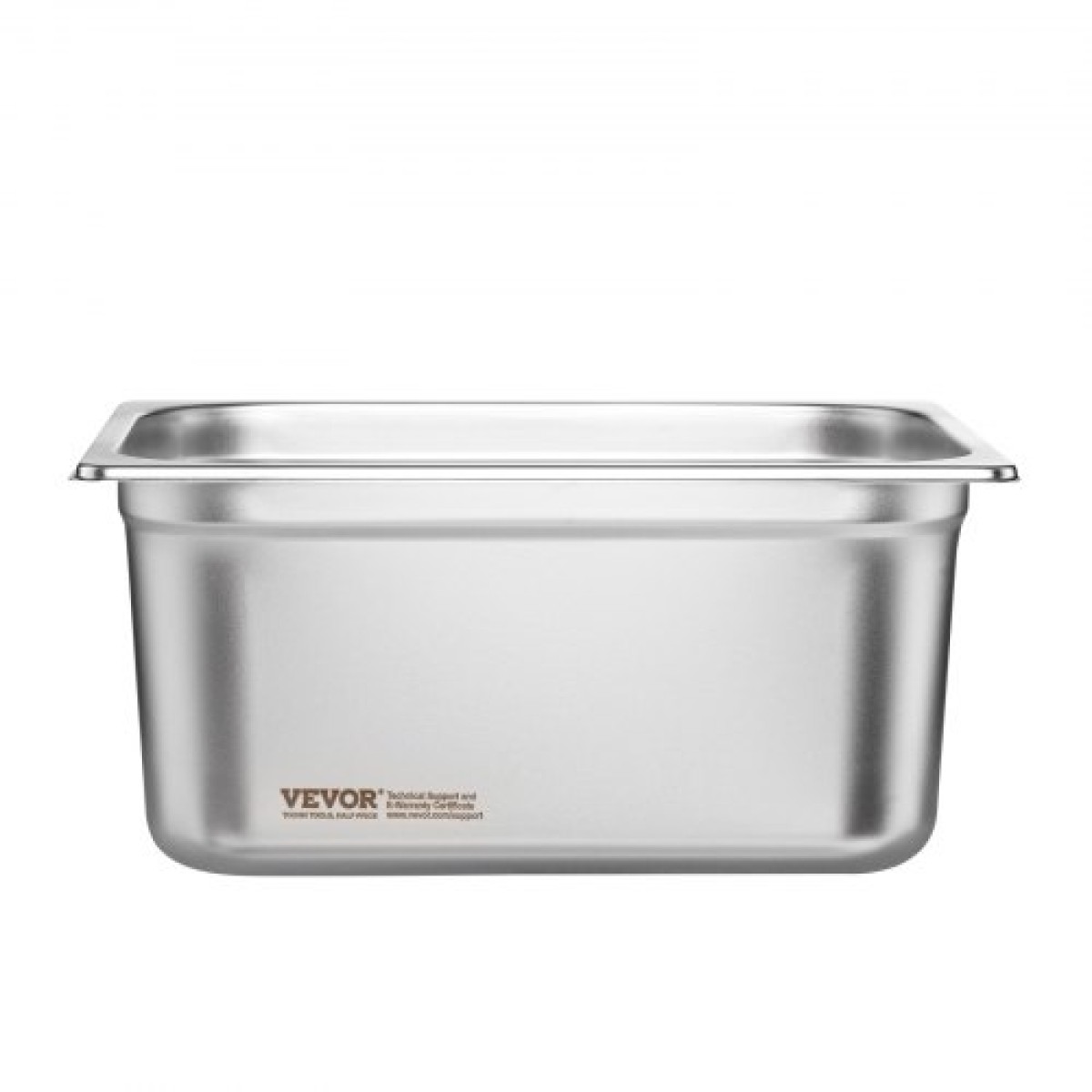 VEVOR 6 Pack Pans Hotel, 1/2 Size Anti-Jam Steam Pan, 0,8mm πάχος από ανοξείδωτο ατσάλι Επιτραπέζιο ταψί εστιατορίου, 6 ιντσών βαθύ εμπορικό επιτραπέζιο τηγάνι, τροφοδοσία αποθήκευσης τροφίμων, για βιομηχανικό και επιστημονικό