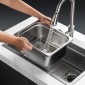 VEVOR 6 Pack Pans Hotel, 1/2 Size Anti-Jam Steam Pan, 0,8mm πάχος από ανοξείδωτο ατσάλι Επιτραπέζιο ταψί εστιατορίου, 6 ιντσών βαθύ εμπορικό επιτραπέζιο τηγάνι, τροφοδοσία αποθήκευσης τροφίμων, για βιομηχανικό και επιστημονικό