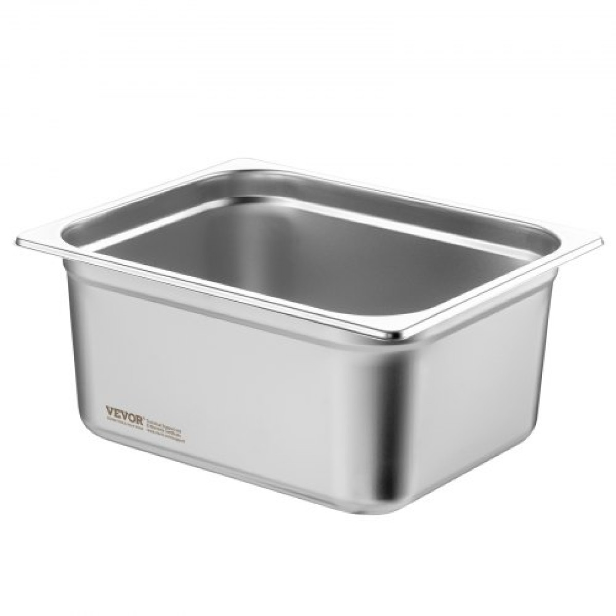VEVOR 6 Pack Pans Hotel, 1/2 Size Anti-Jam Steam Pan, 0,8mm πάχος από ανοξείδωτο ατσάλι Επιτραπέζιο ταψί εστιατορίου, 6 ιντσών βαθύ εμπορικό επιτραπέζιο τηγάνι, τροφοδοσία αποθήκευσης τροφίμων, για βιομηχανικό και επιστημονικό