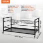 VEVOR Blueprint Storage Rack, 50 Slots Στήριγμα σχεδιαγράμματος με ρόδες, Κινητό μεταλλικό καλάθι αποθήκευσης σχεδιαγράμματος για σχέδιο κατασκευής χάρτη αφίσα Αρχιτεκτονικό, θήκη αρχείων σε ρολό για σπίτι, γραφείο, σχολείο