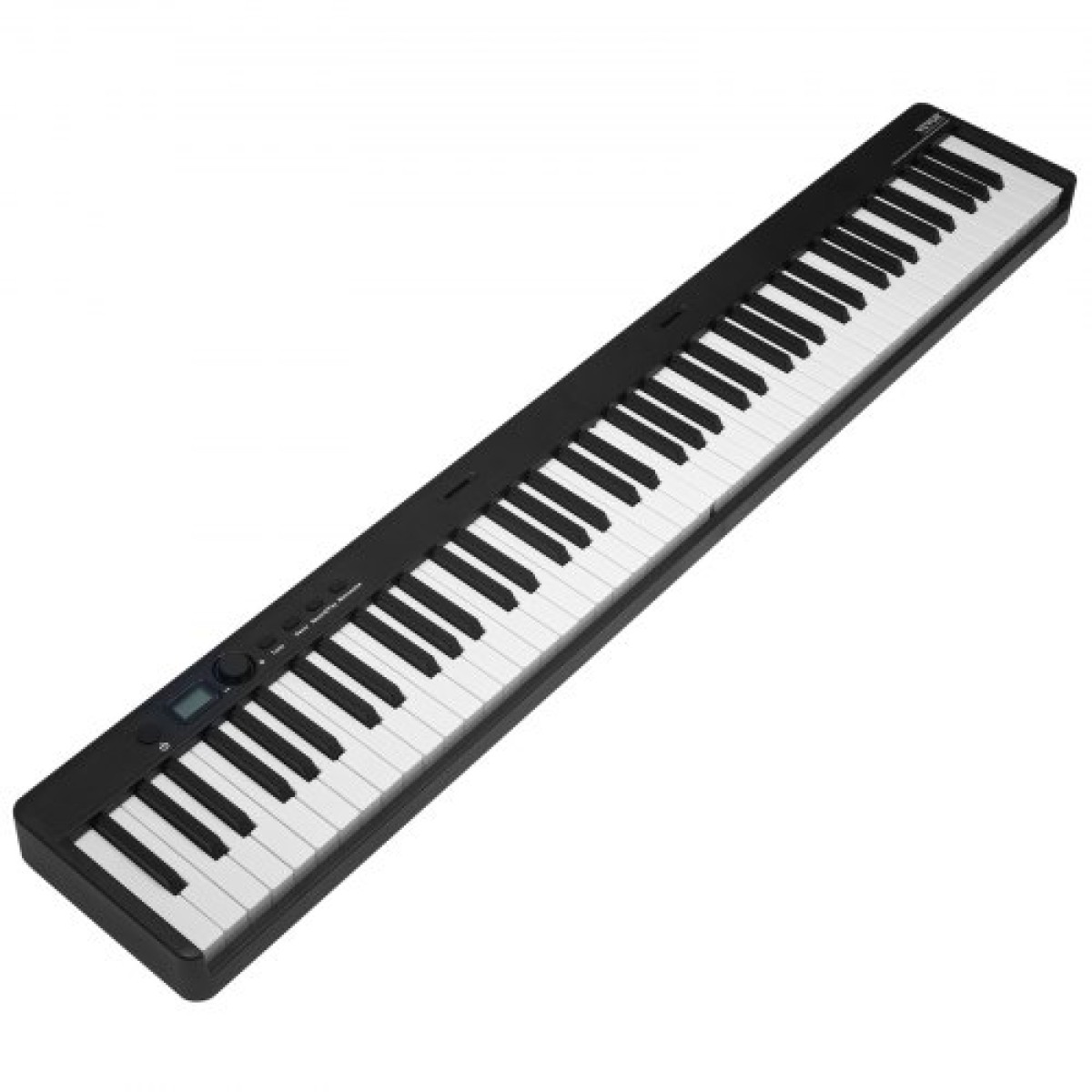 VEVOR 88 Key Folding Keyboard Piano, Bluetooth & MIDI, Φορητό ηλεκτρονικό ψηφιακό αναδιπλούμενο πιάνο με τσάντα πεντάλ για διατήρηση Ακουστικά με πλήκτρα αφής, επαναφορτιζόμενα για αρχάριους έφηβους, ενήλικες, μαύρο