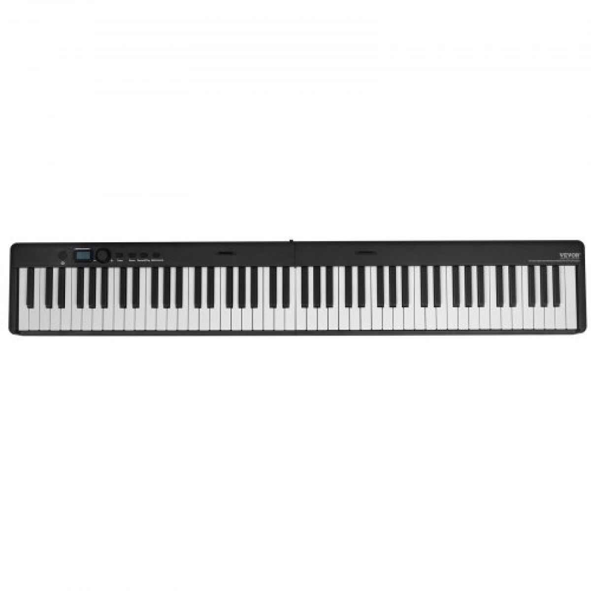 VEVOR 88 Key Folding Keyboard Piano, Bluetooth & MIDI, Φορητό ηλεκτρονικό ψηφιακό αναδιπλούμενο πιάνο με τσάντα πεντάλ για διατήρηση Ακουστικά με πλήκτρα αφής, επαναφορτιζόμενα για αρχάριους έφηβους, ενήλικες, μαύρο