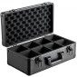 Κουτί αποθήκευσης καρτών VEVOR Graded Card Slots, 4 Slots, Graded Sports Card Holder Case Cards with Key Lock Foam Dividers, for 96 Graded Card PSA 68 BGS Graded Cards 76 SGC Cards 348 Top Loaders or 999+ Loose Cards